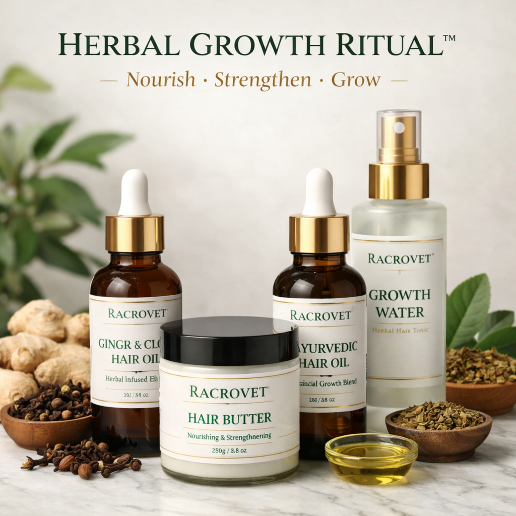 Racrovet Herbal Hair Care Ritual Kit