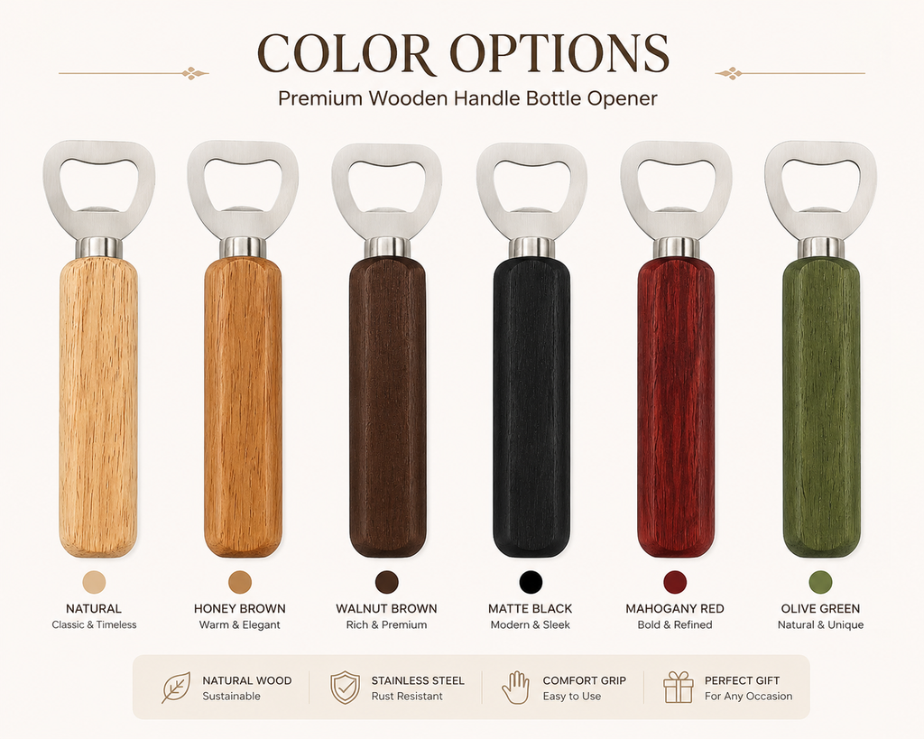 Racrovet Wooden Bottle Opener