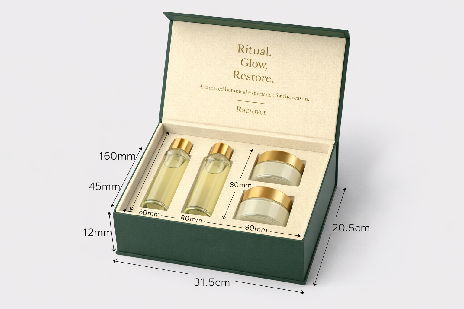 Racrovet Herbal Hair Care Ritual Kit