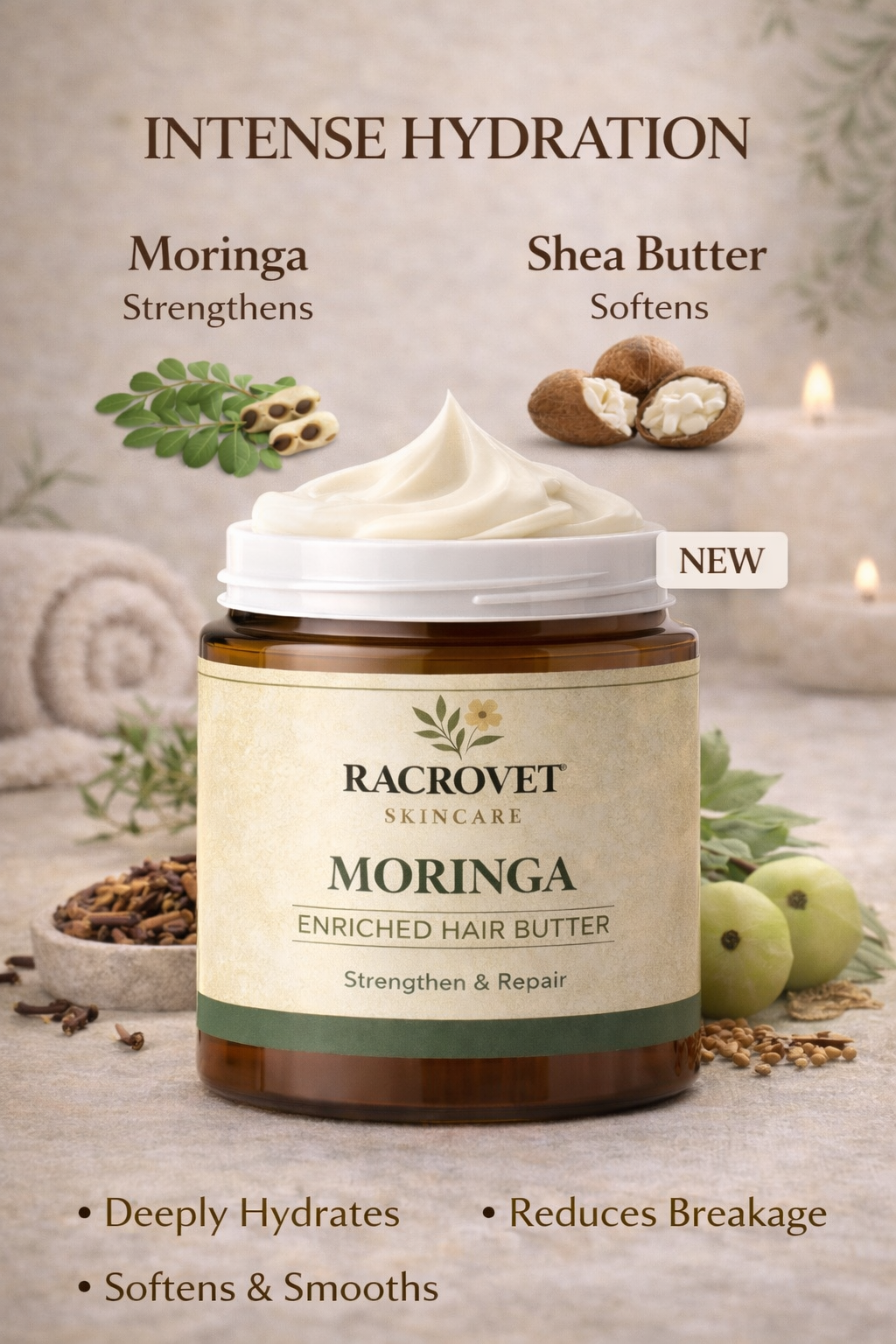 Racrovet Moringa Nourishing Hair Butter