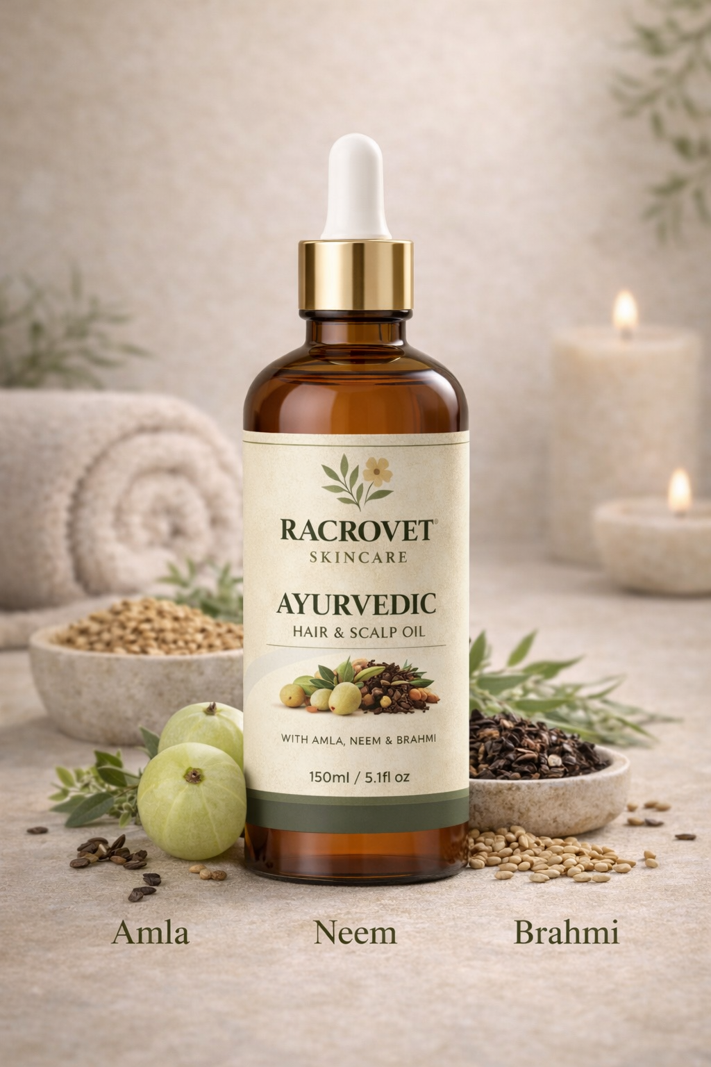 Racrovet Ayurvedic – Botanical Hair Oil